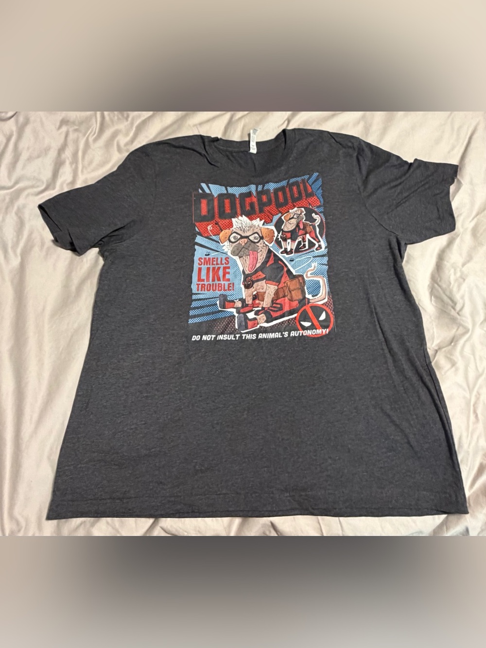 Disney Marvel Deadpool Dogpool Graphic Tee size 2xl